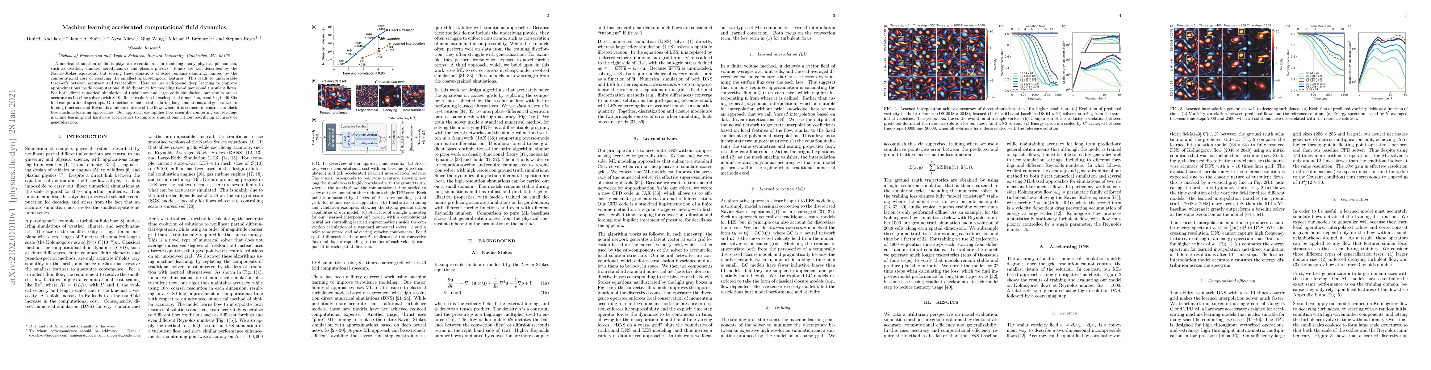 Thumbnail for Machine learning accelerated computational fluid dynamics