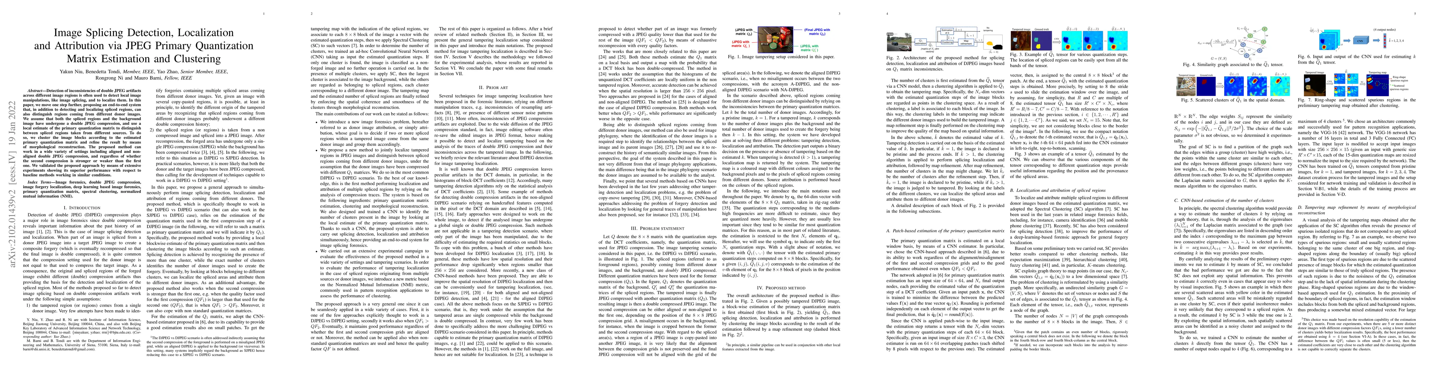 Thumbnail for Image Splicing Detection, Localization and Attribution via JPEG Primary
  Quantization Matrix Estimation and Clustering