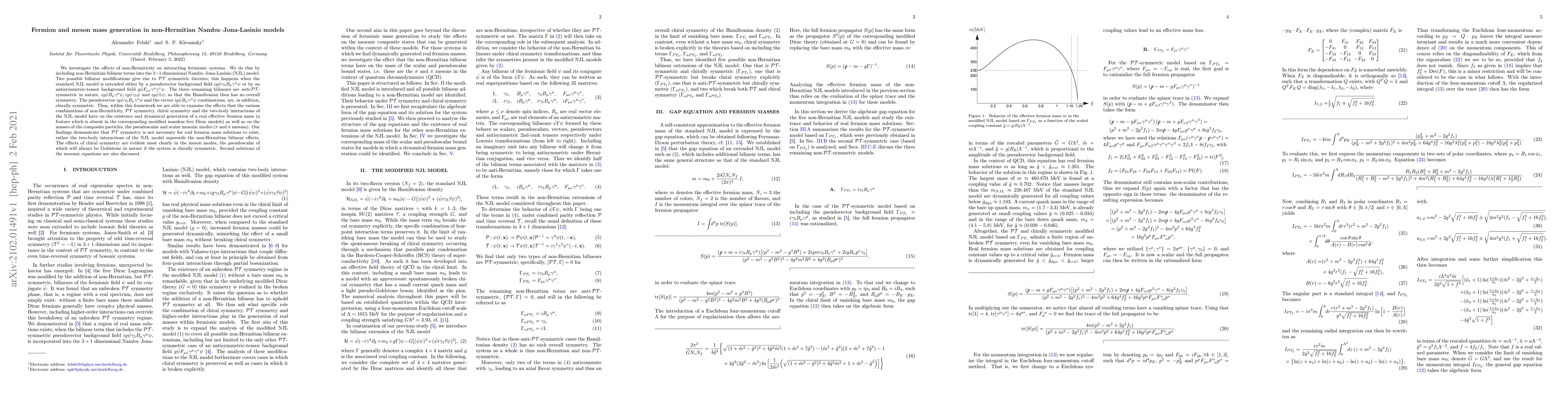 Thumbnail for Fermion and meson mass generation in non-Hermitian Nambu--Jona-Lasinio
  models