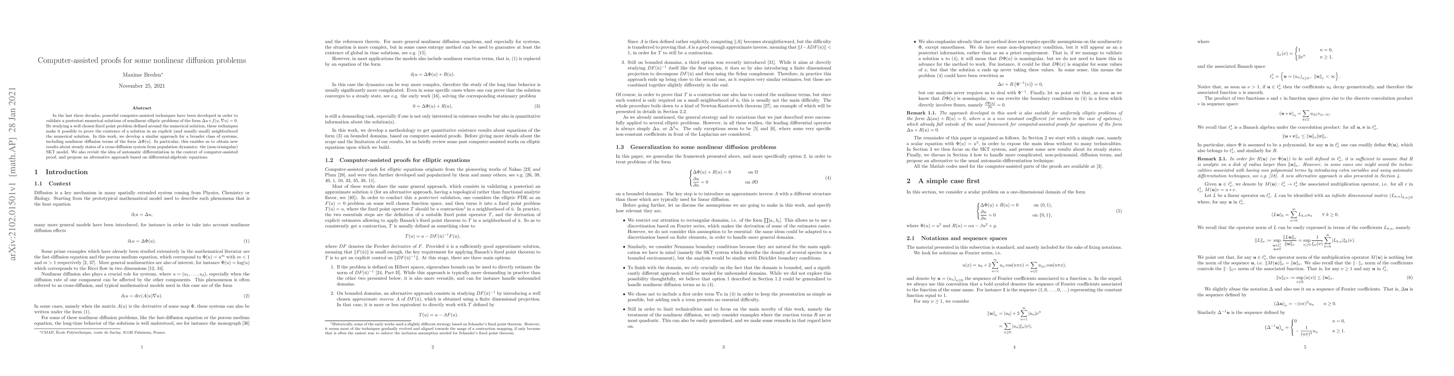 Thumbnail for Computer-assisted proofs for some nonlinear diffusion problems