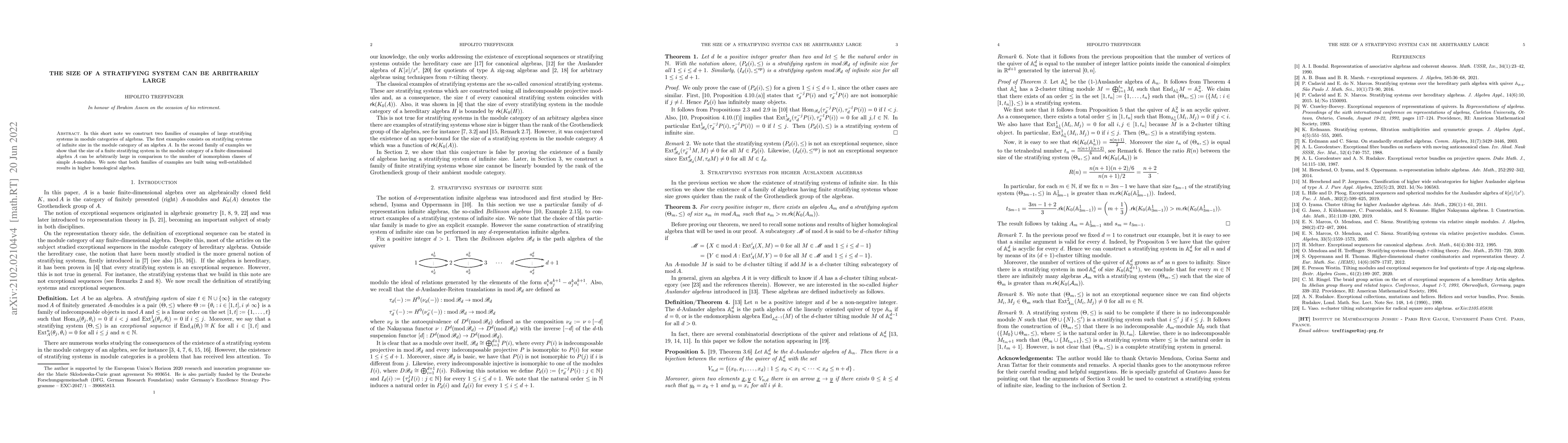 Thumbnail for The size of a stratifying system can be arbitrarily large