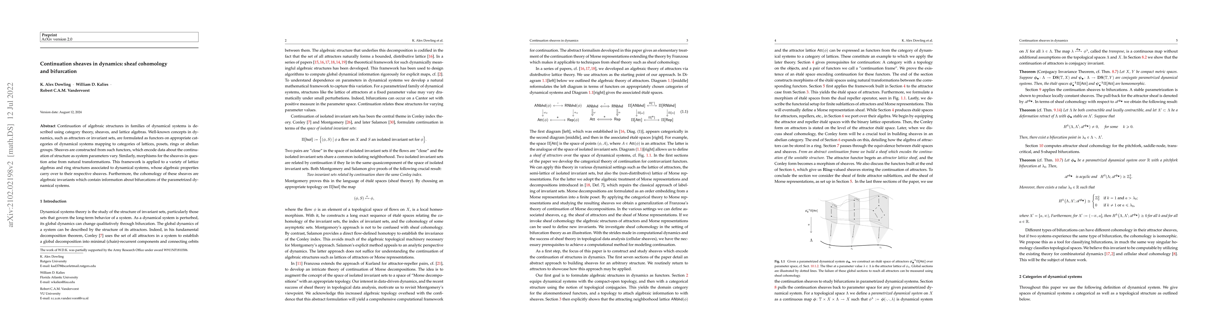 Thumbnail for Continuation Sheaves in Dynamics: Sheaf Cohomology and Bifurcation