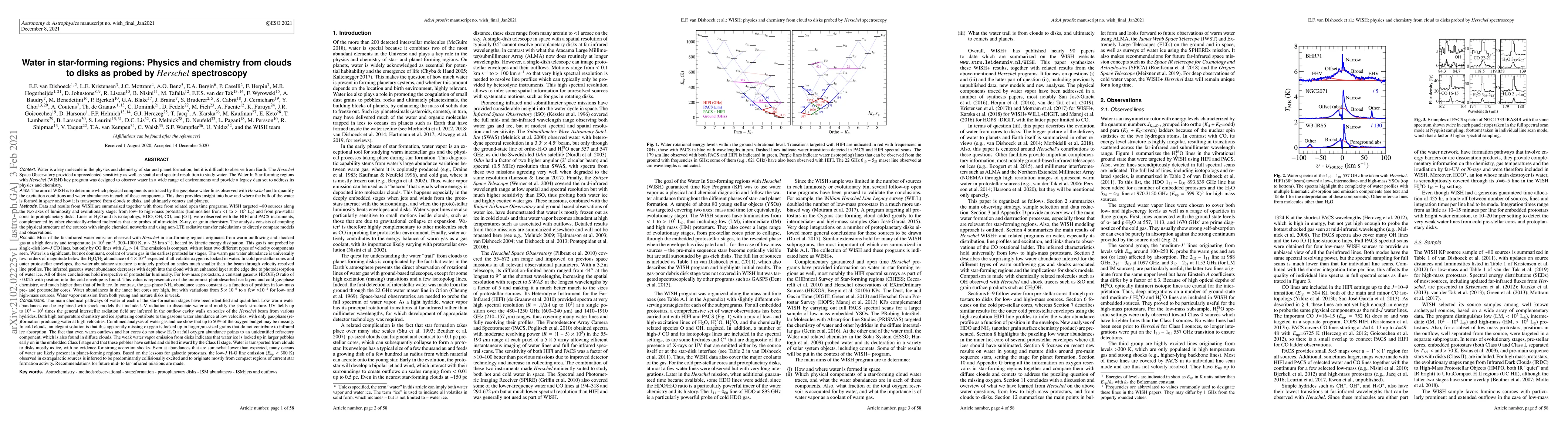 Thumbnail for Water in star-forming regions (WISH): Physics and chemistry from clouds
  to disks as probed by Herschel spectroscopy