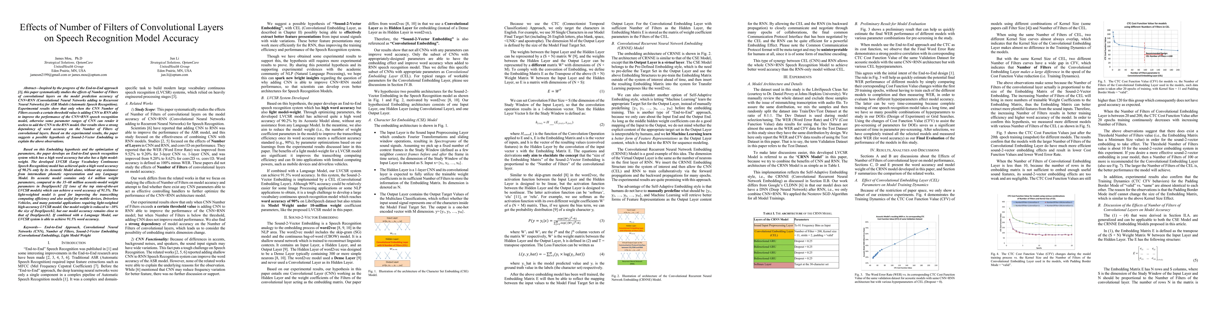 Thumbnail for Effects of Number of Filters of Convolutional Layers on Speech
  Recognition Model Accuracy