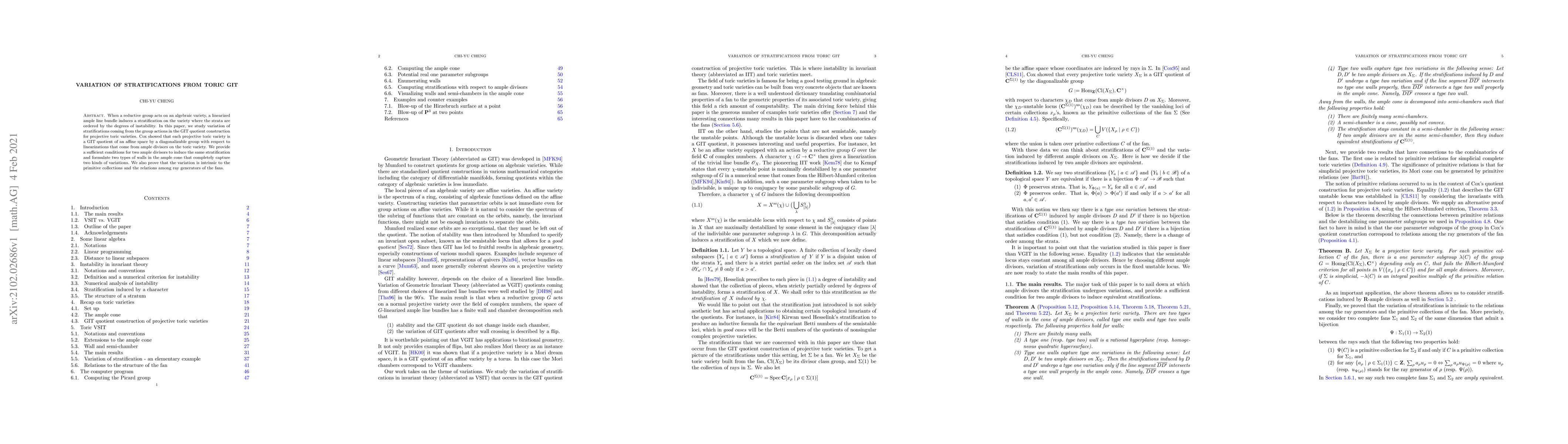 Thumbnail for Variation of Stratifications From Toric GIT