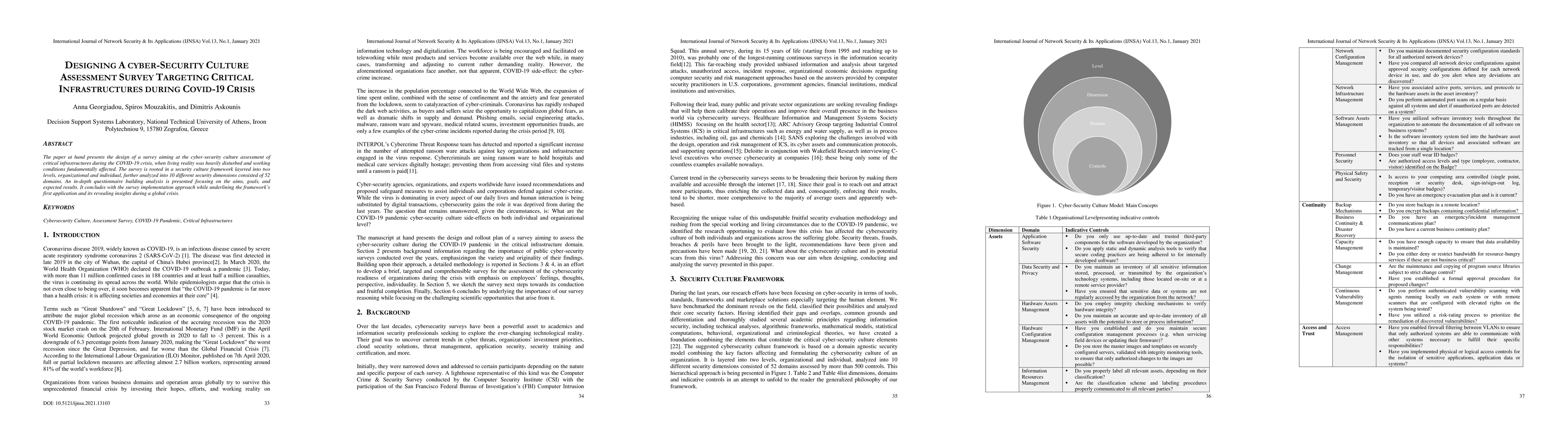 Thumbnail for Designing a Cyber-security Culture Assessment Survey Targeting Critical
  Infrastructures During Covid-19 Crisis