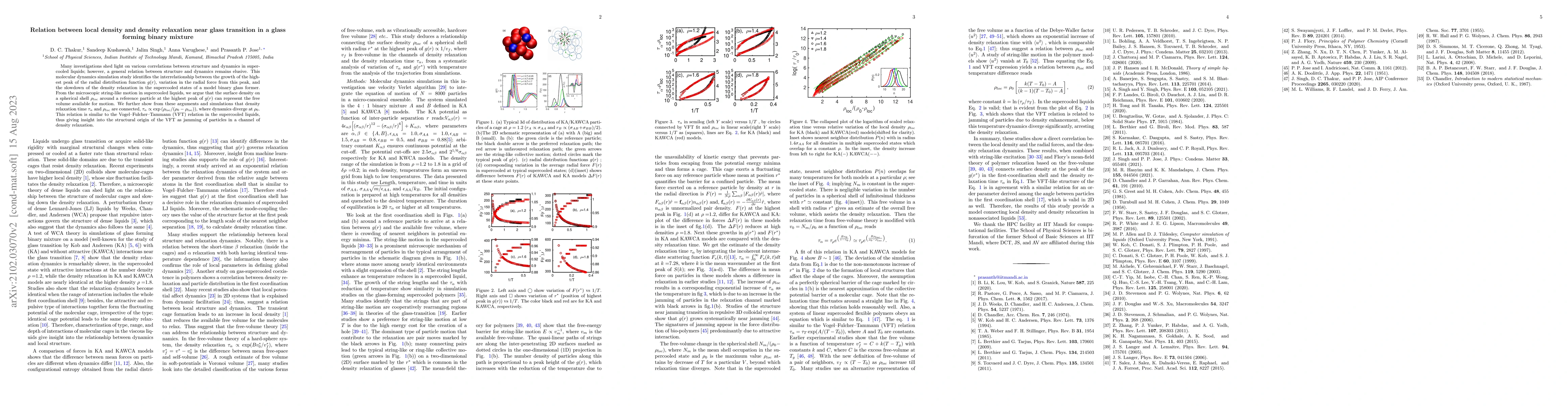 Thumbnail for Relation between local density and density relaxation near glass
  transition in a glass forming binary mixture
