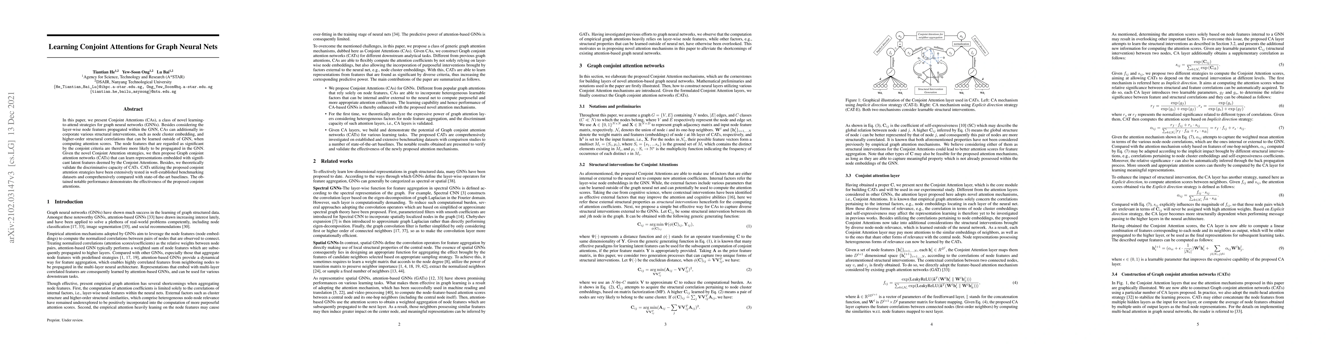 Thumbnail for Learning Conjoint Attentions for Graph Neural Nets