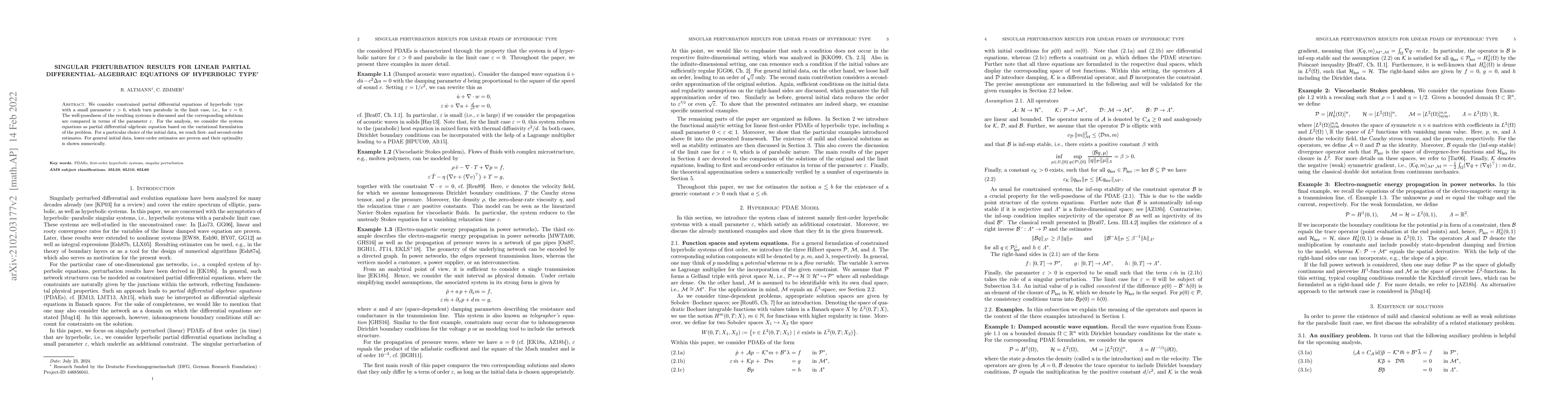 Thumbnail for Singular perturbation results for linear partial differential-algebraic
  equations of hyperbolic type