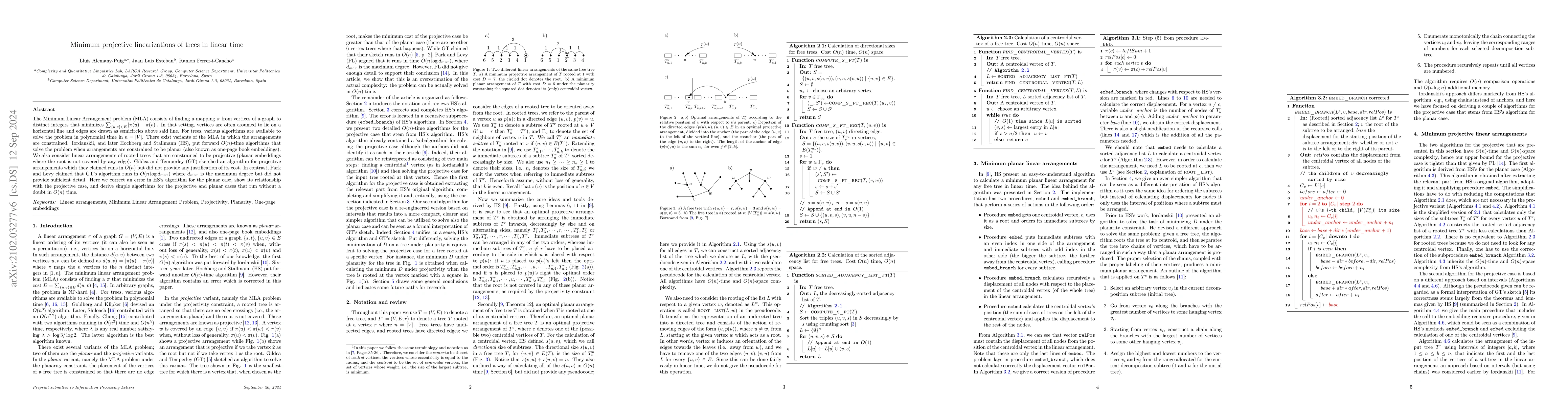 Thumbnail for Minimum projective linearizations of trees in linear time