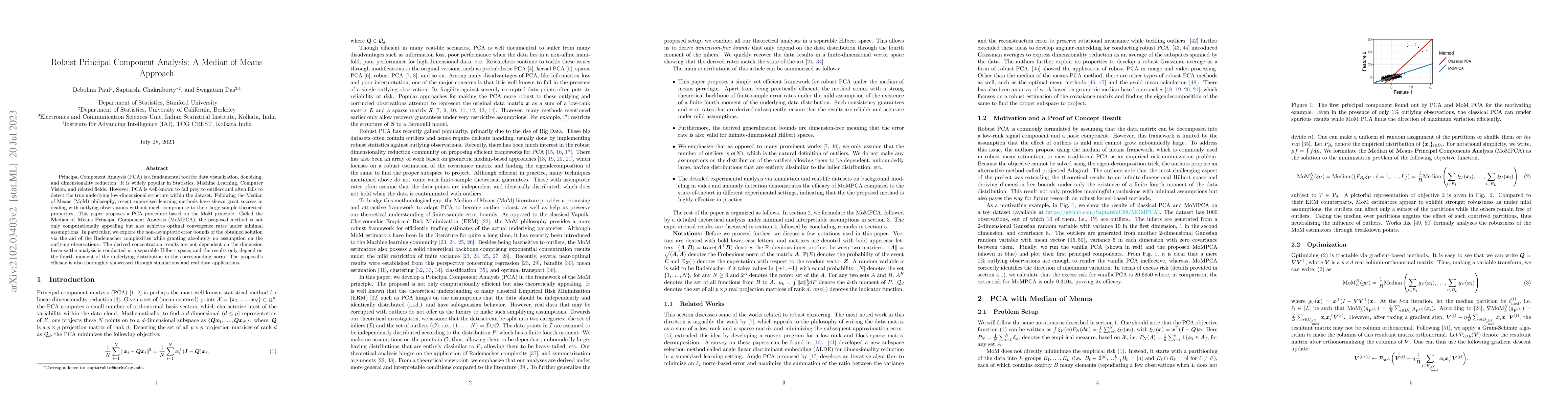 Thumbnail for Robust Principal Component Analysis: A Median of Means Approach