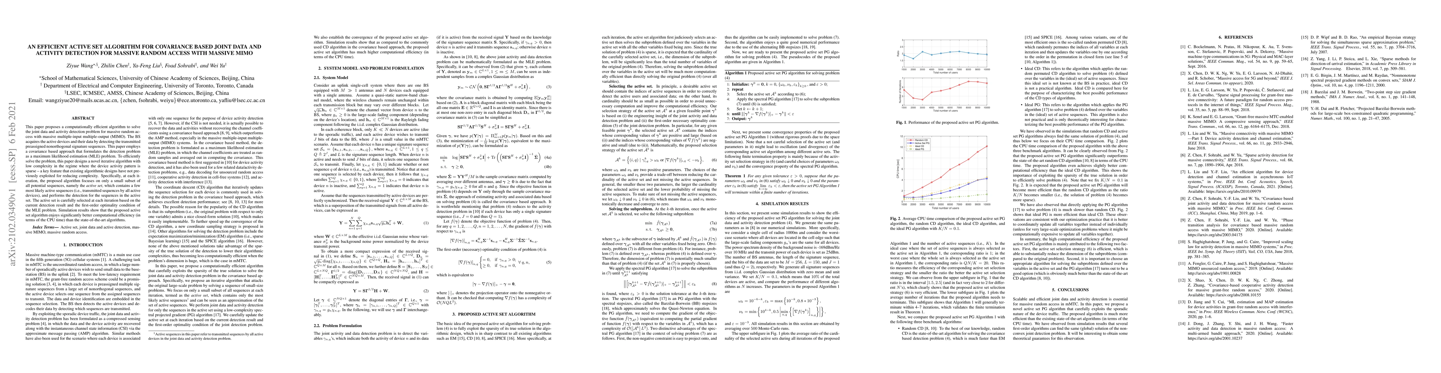 Thumbnail for An Efficient Active Set Algorithm for Covariance Based Joint Data and
  Activity Detection for Massive Random Access with Massive MIMO