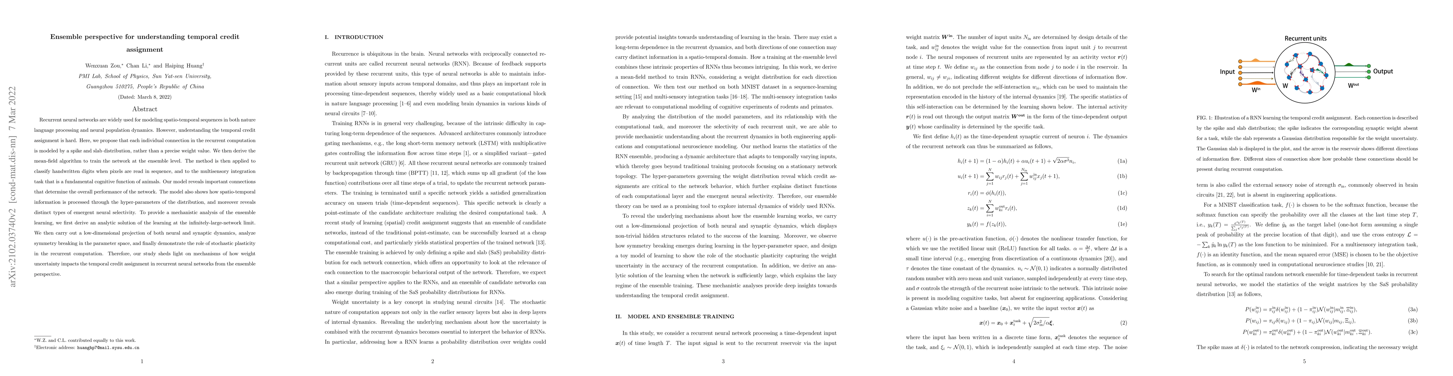 Thumbnail for Ensemble perspective for understanding temporal credit assignment