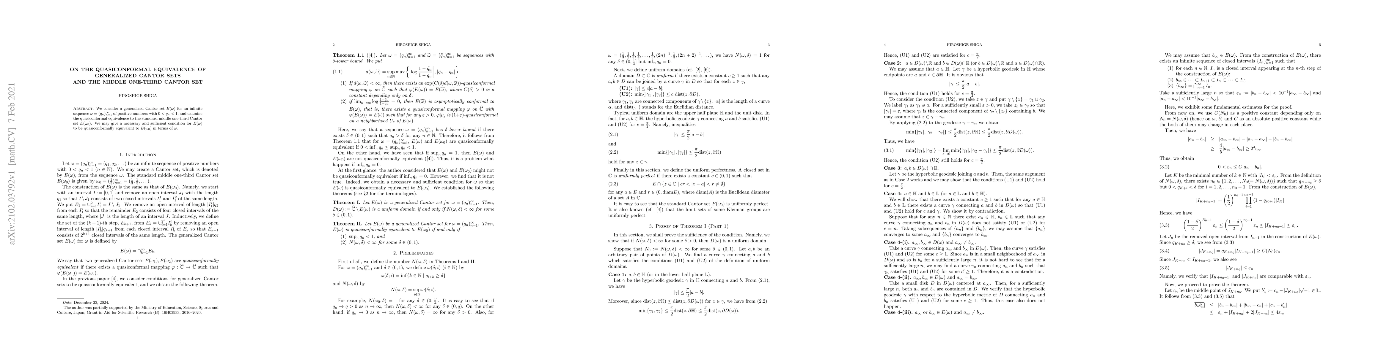 Thumbnail for On the moduli space of the standard Cantor set