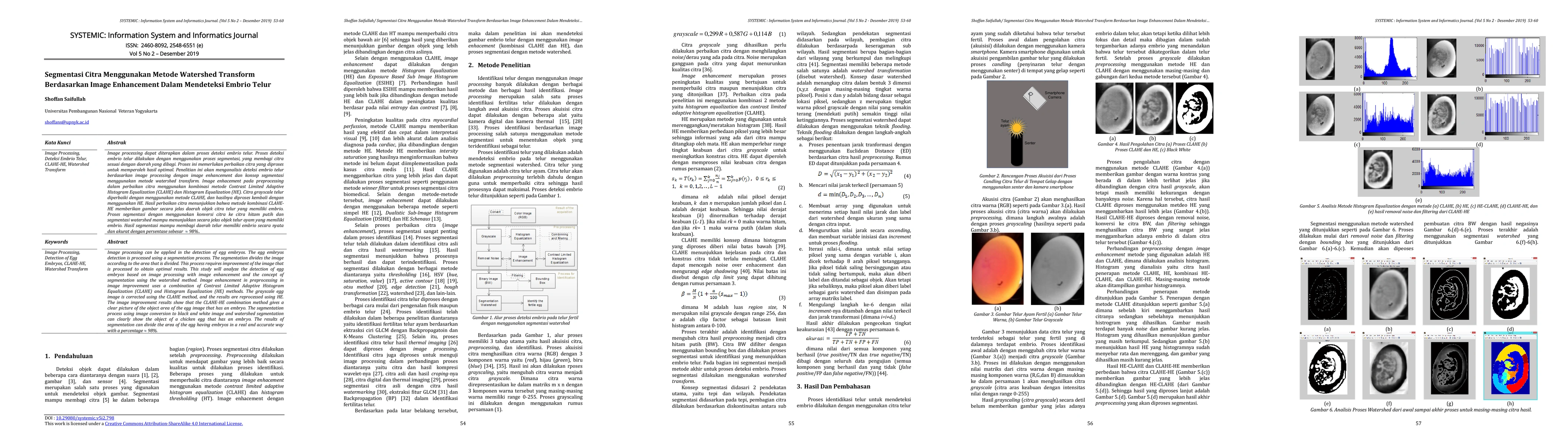 Thumbnail for Segmentasi Citra Menggunakan Metode Watershed Transform Berdasarkan
  Image Enhancement Dalam Mendeteksi Embrio Telur