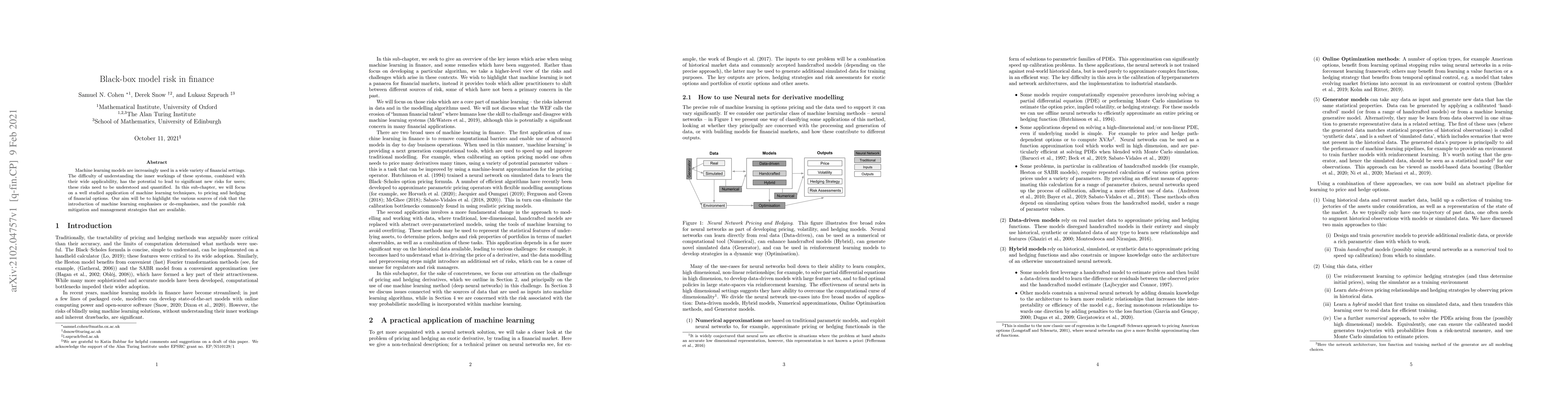 Thumbnail for Black-box model risk in finance
