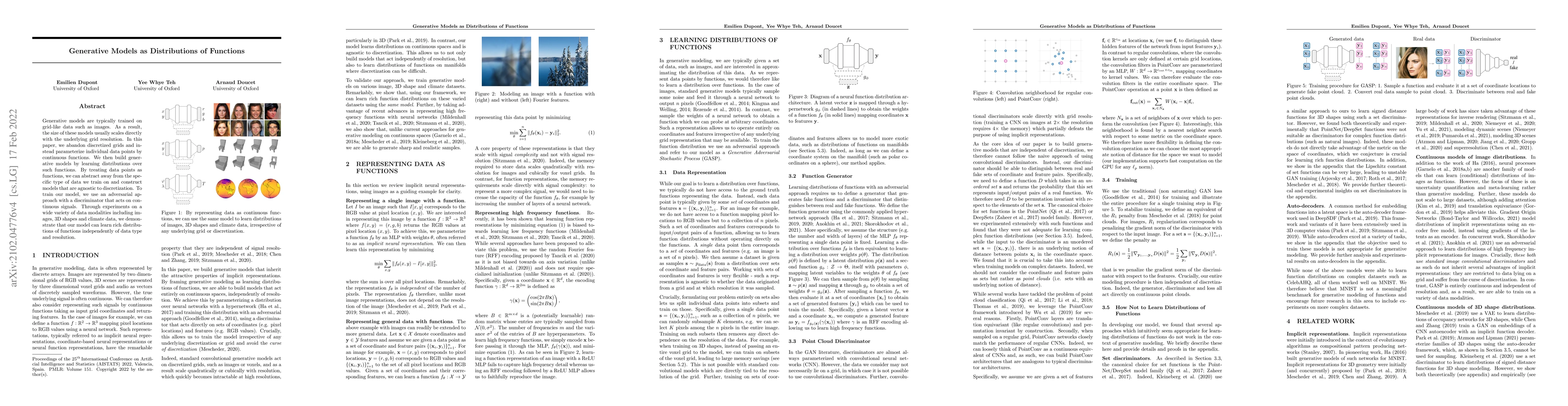 Thumbnail for Generative Models as Distributions of Functions
