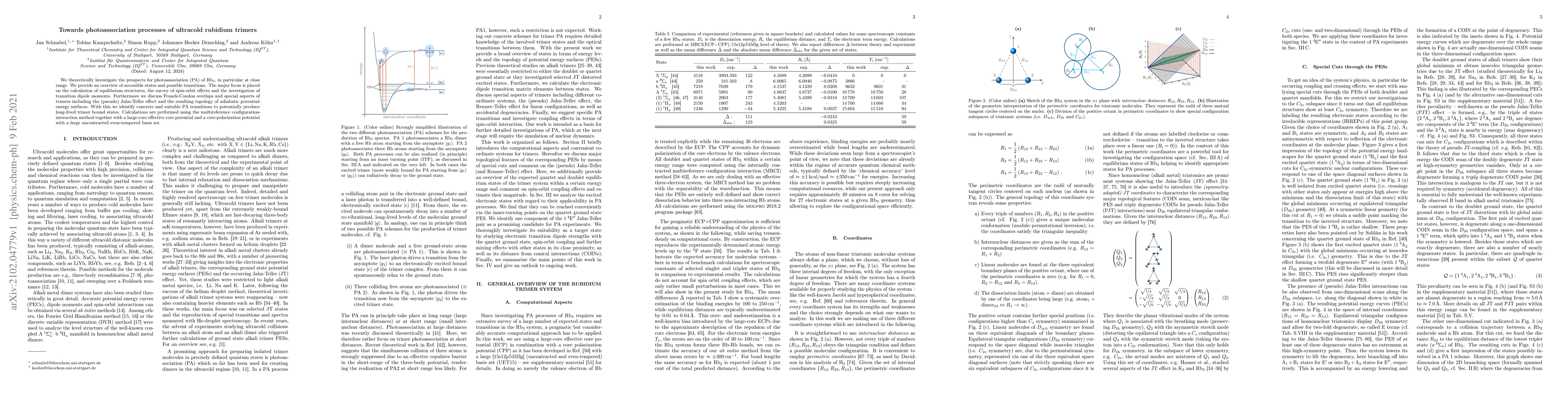 Thumbnail for Towards photoassociation processes of ultracold rubidium trimers