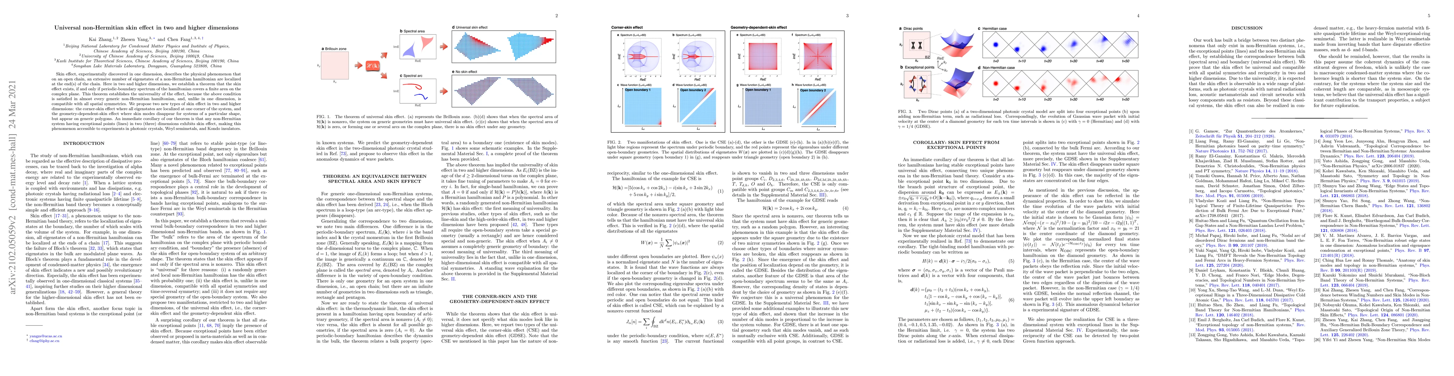 Thumbnail for Universal non-Hermitian skin effect in two and higher dimensions