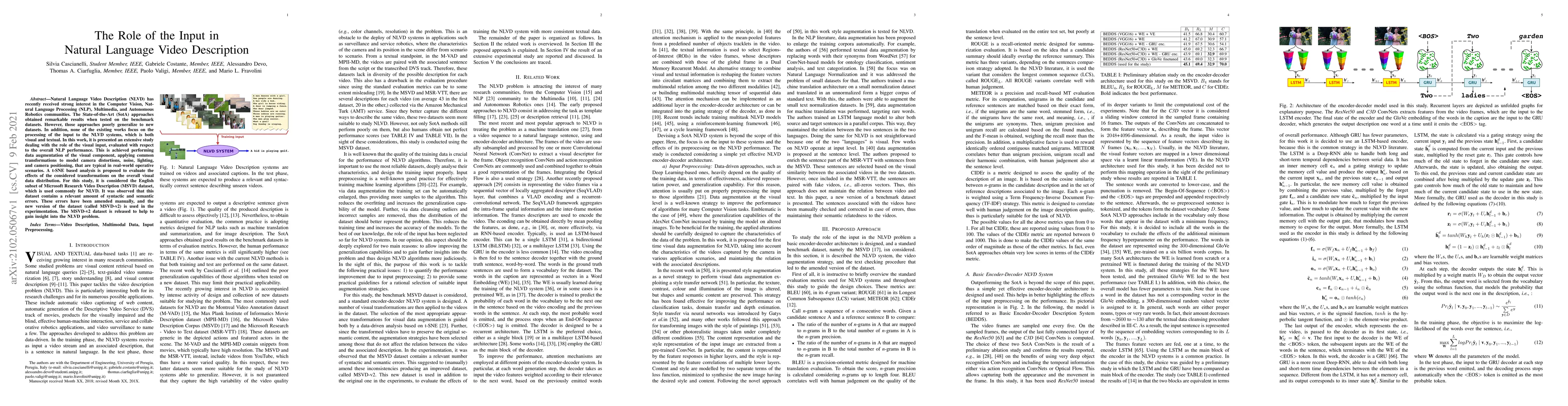 Thumbnail for The Role of the Input in Natural Language Video Description