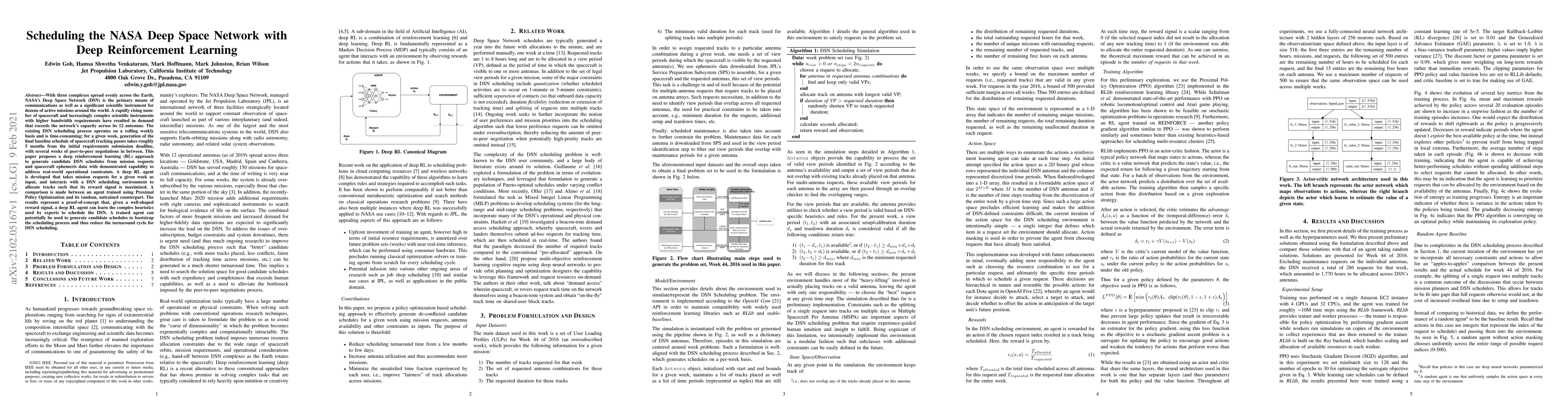 Thumbnail for Scheduling the NASA Deep Space Network with Deep Reinforcement Learning