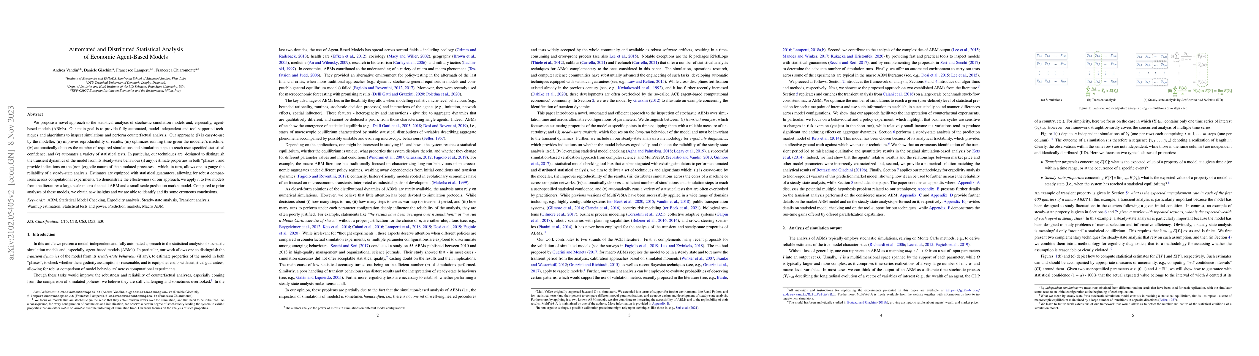 Thumbnail for Automated and Distributed Statistical Analysis of Economic Agent-Based
  Models