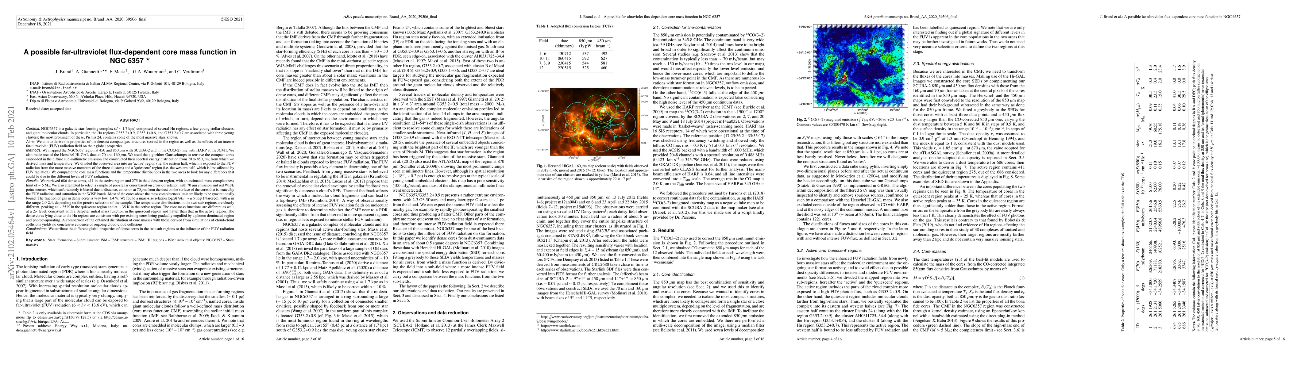 Thumbnail for A possible far-ultraviolet flux-dependent core mass function in NGC 6357