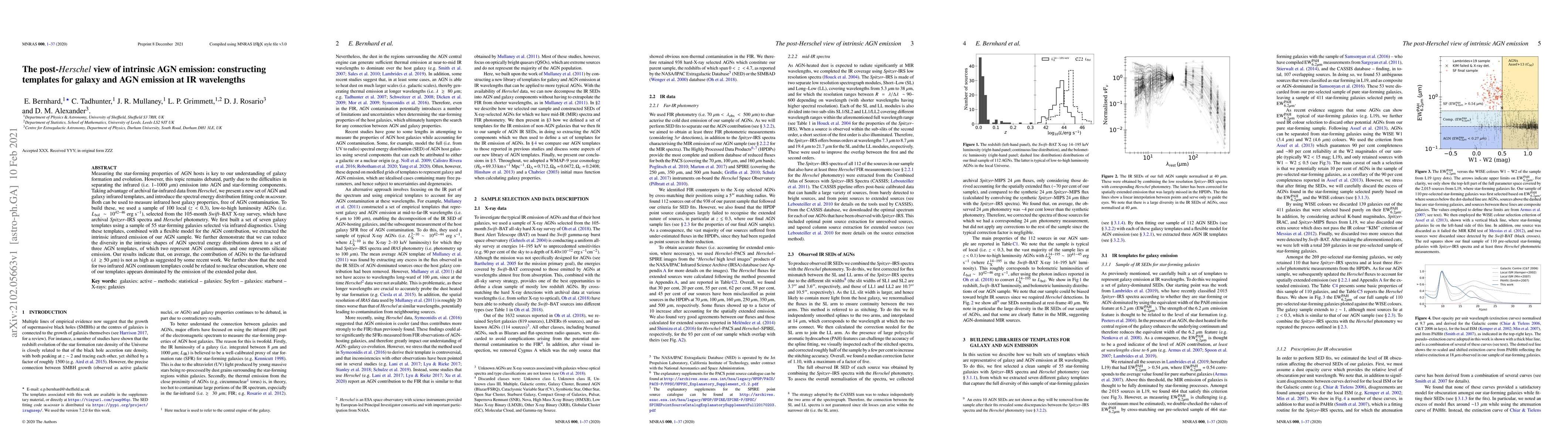 Thumbnail for The post-Herschel view of intrinsic AGN emission: constructing templates
  for galaxy and AGN emission at IR wavelengths