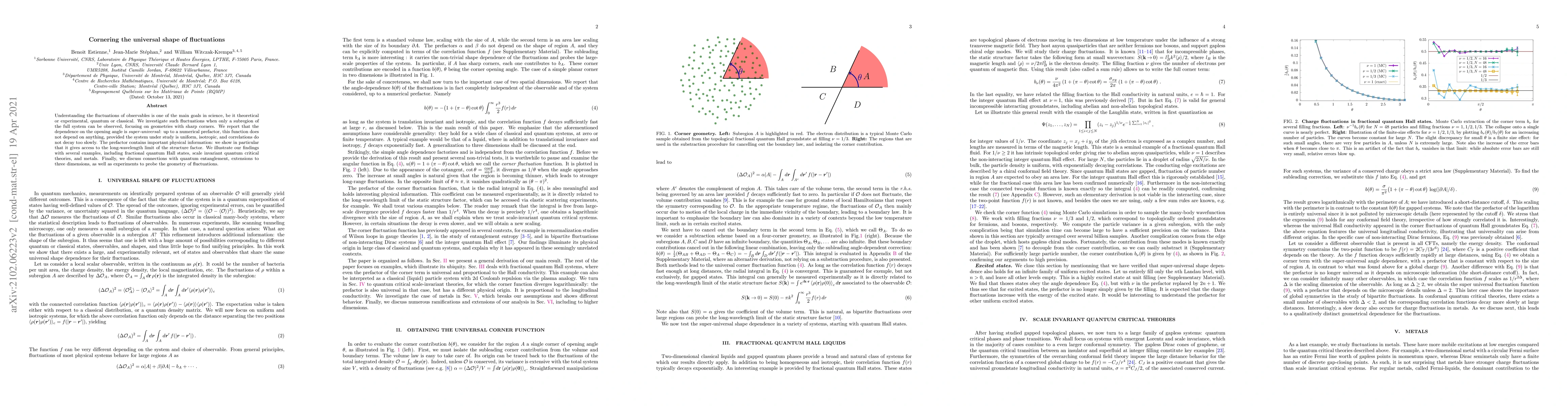 Thumbnail for Cornering the universal shape of fluctuations