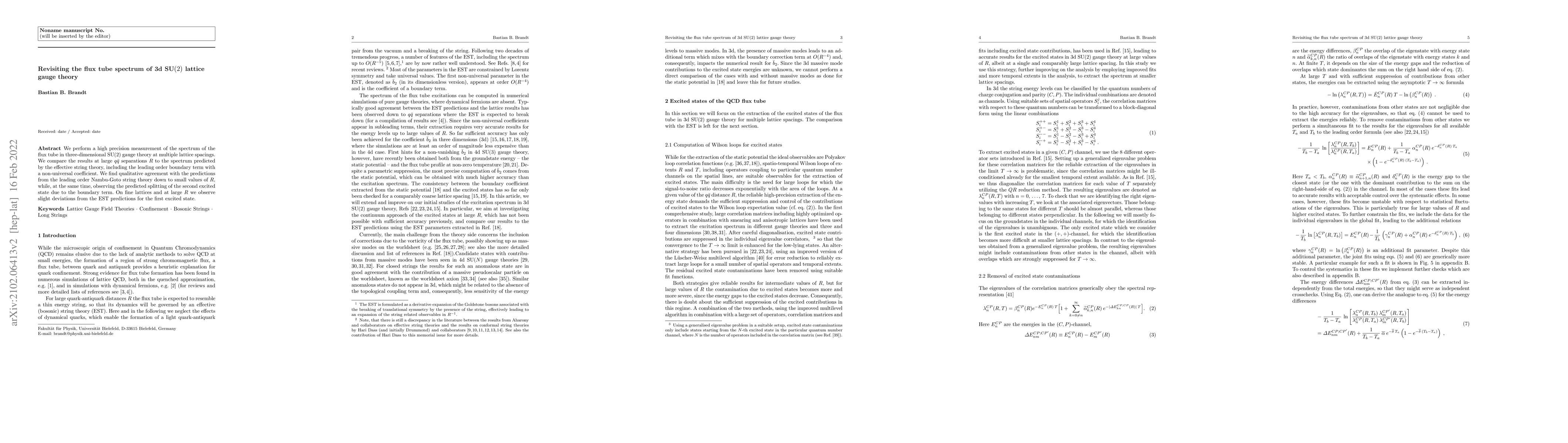 Thumbnail for Revisiting the flux tube spectrum of 3d SU(2) lattice gauge theory