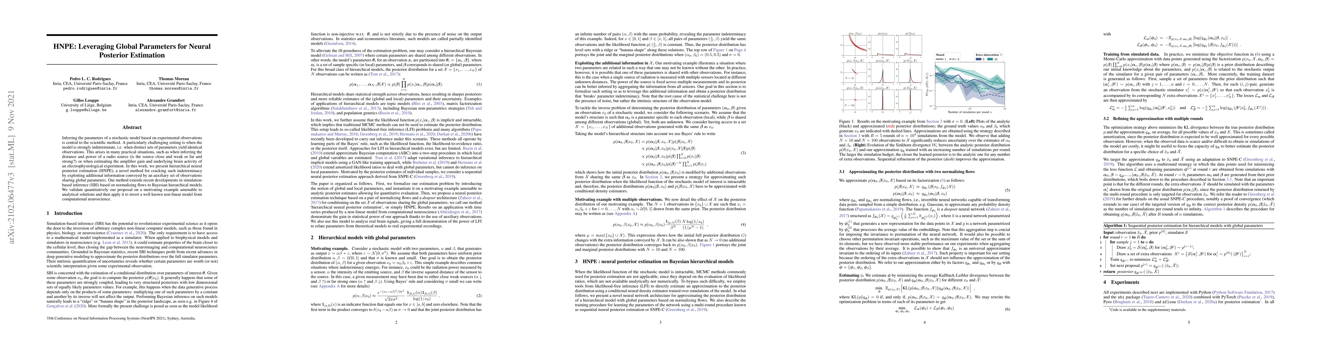 Thumbnail for HNPE: Leveraging Global Parameters for Neural Posterior Estimation