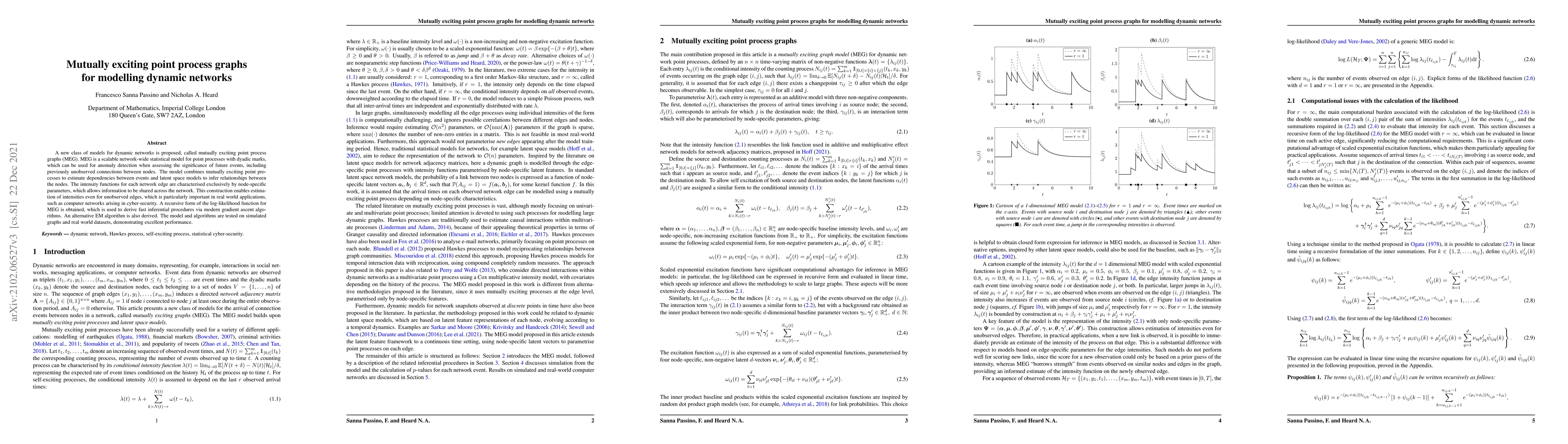 Thumbnail for Mutually exciting point process graphs for modelling dynamic networks