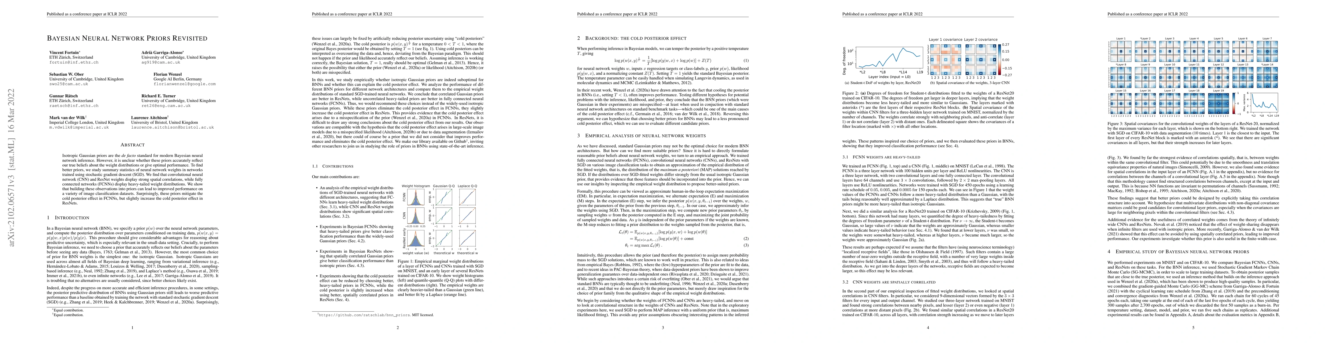 Thumbnail for Bayesian Neural Network Priors Revisited