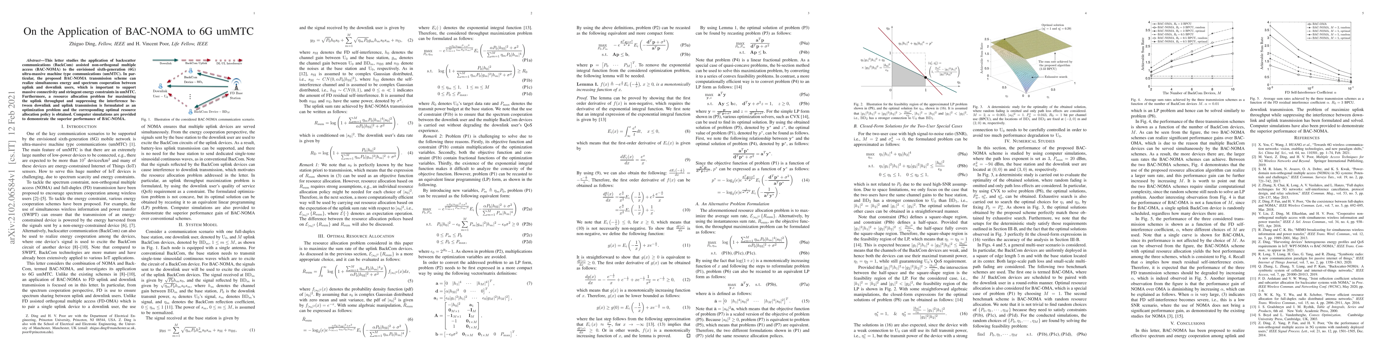 Thumbnail for On the Application of BAC-NOMA to 6G umMTC