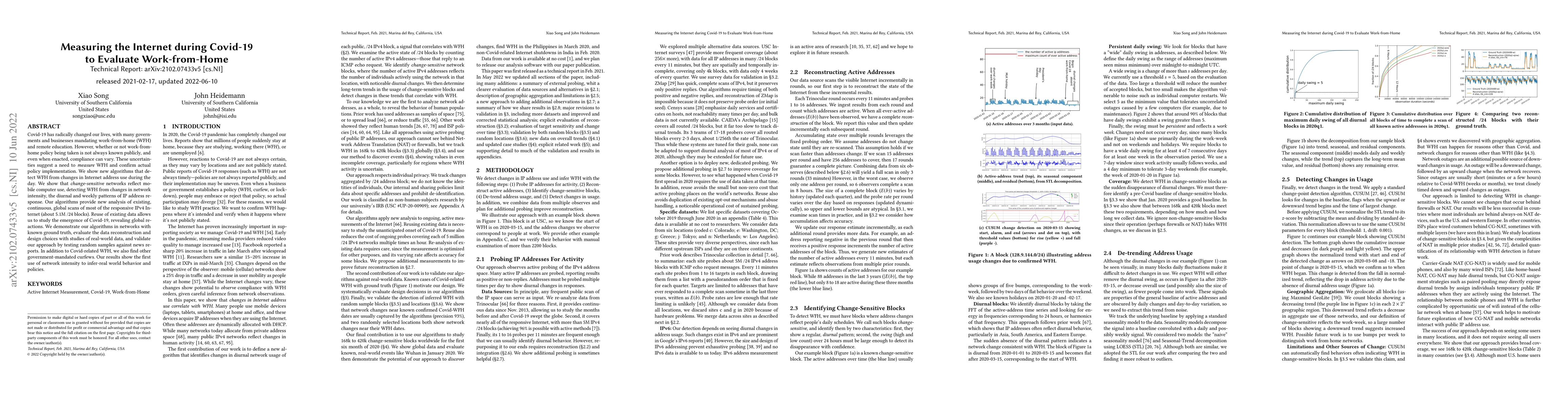 Thumbnail for Measuring the Internet during Covid-19 to Evaluate Work-from-Home