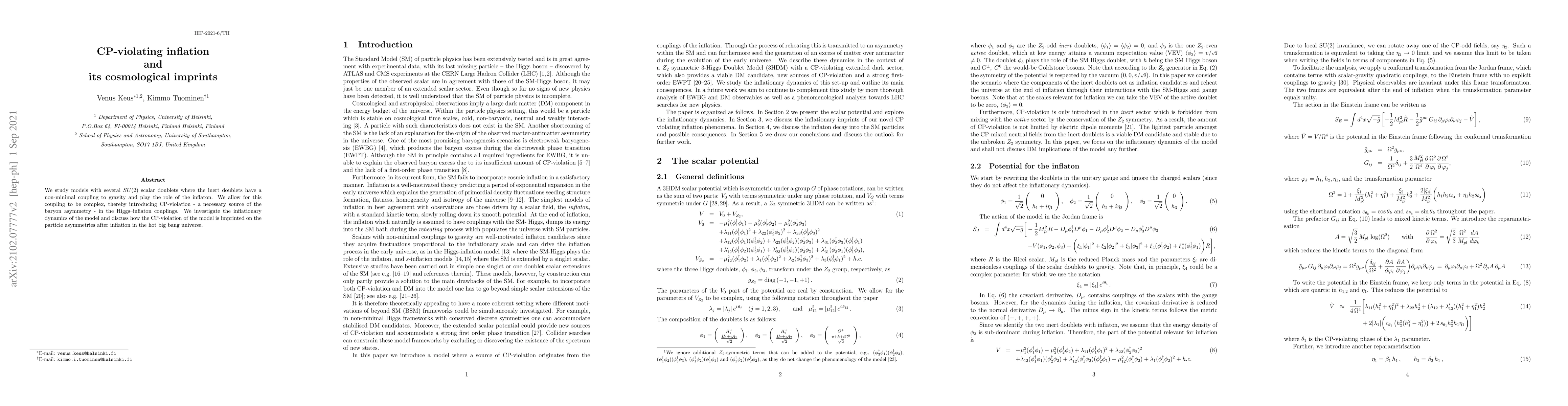 Thumbnail for CP-violating inflation and its cosmological imprints