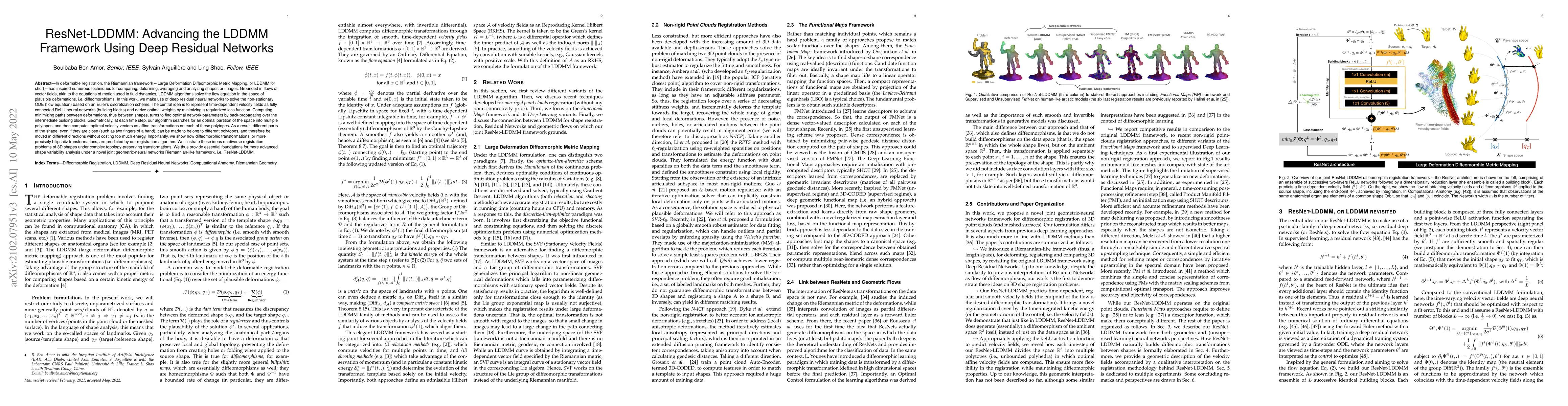 Thumbnail for ResNet-LDDMM: Advancing the LDDMM Framework using Deep Residual Networks