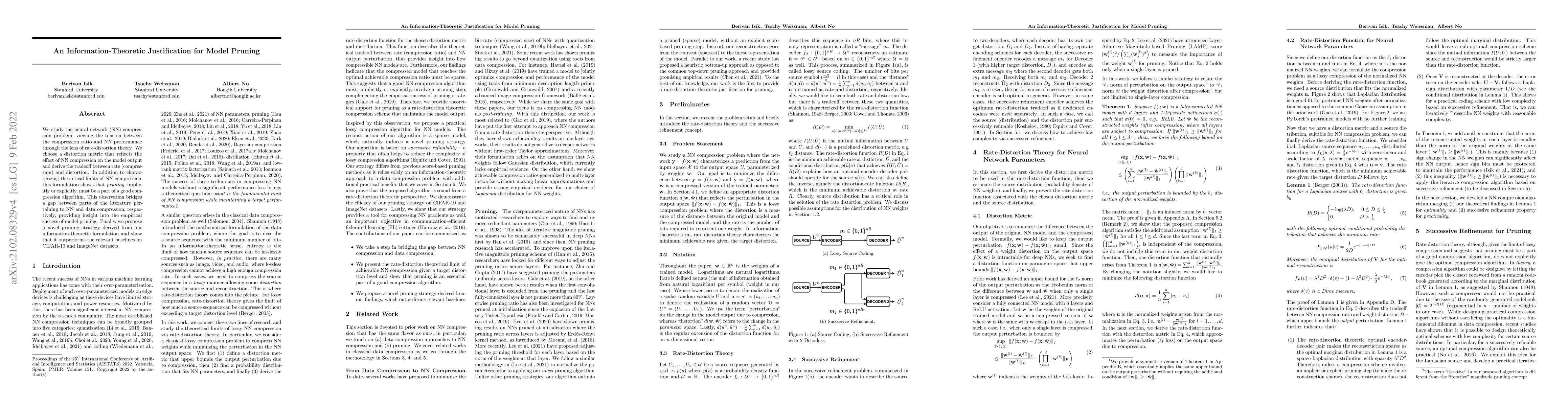 Thumbnail for An Information-Theoretic Justification for Model Pruning