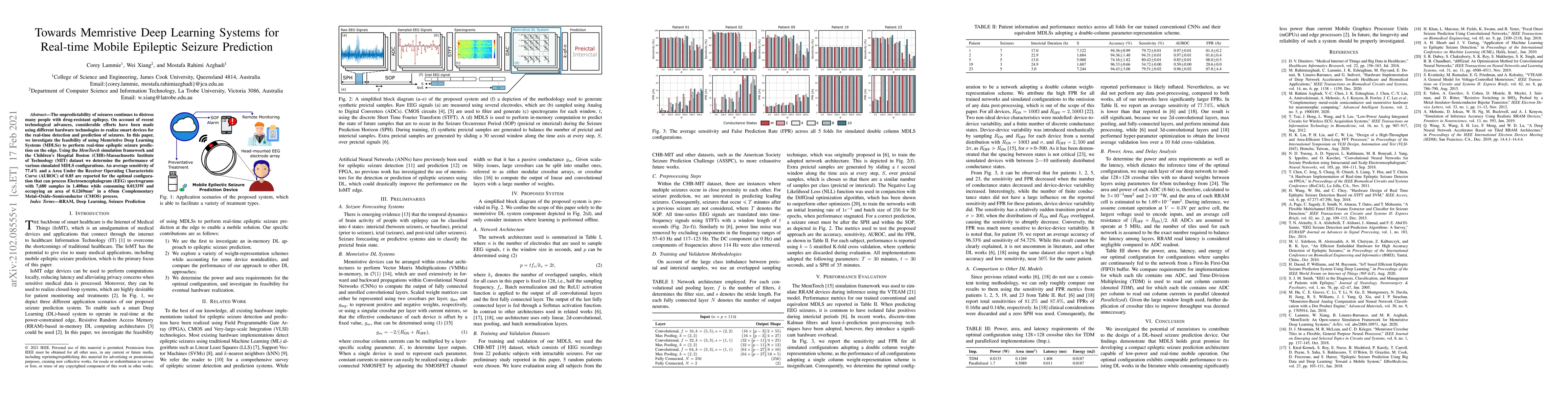 Thumbnail for Towards Memristive Deep Learning Systems for Real-time Mobile Epileptic
  Seizure Prediction