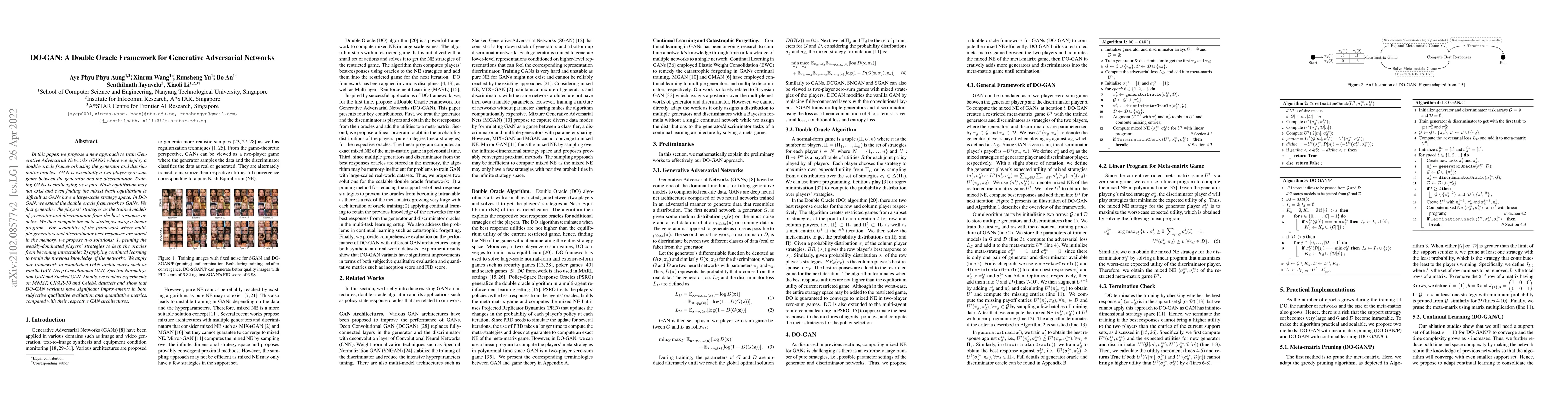 Thumbnail for DO-GAN: A Double Oracle Framework for Generative Adversarial Networks
