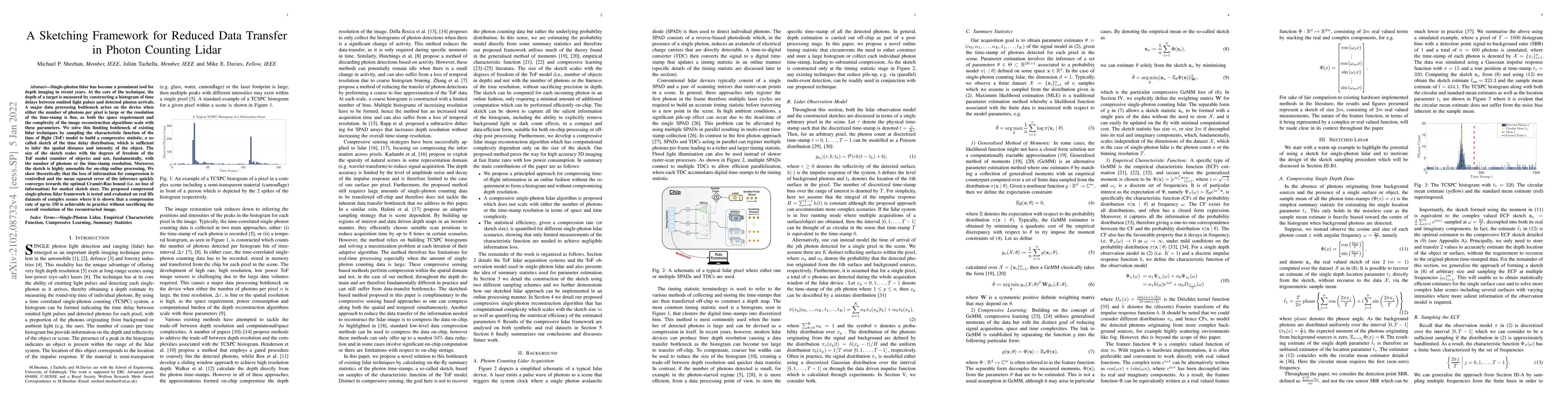 Thumbnail for A Sketching Framework for Reduced Data Transfer in Photon Counting Lidar