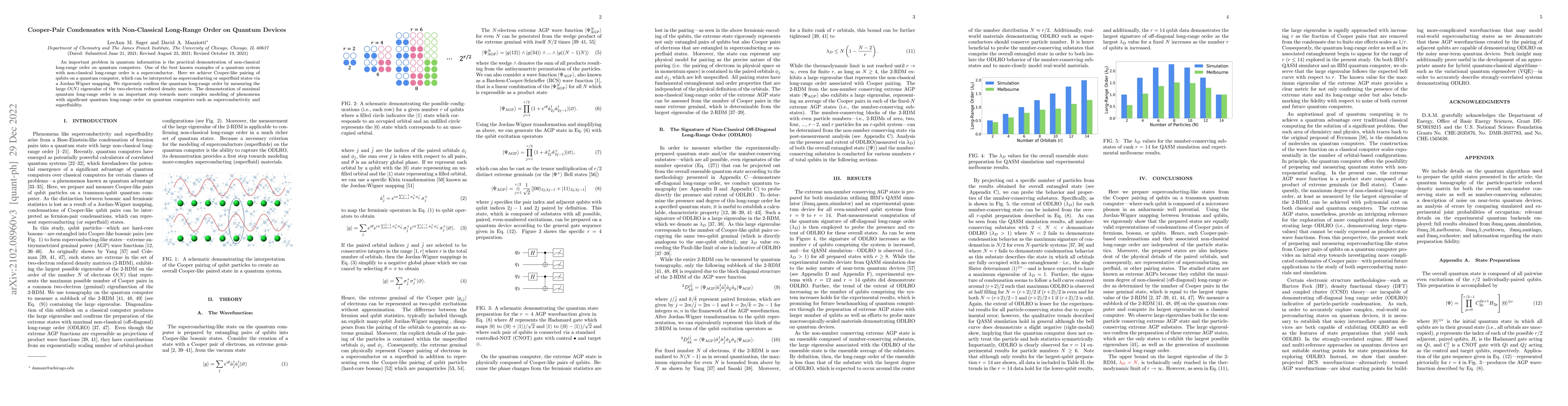 Thumbnail for Cooper-Pair Condensates with Non-Classical Long-Range Order on Quantum
  Devices