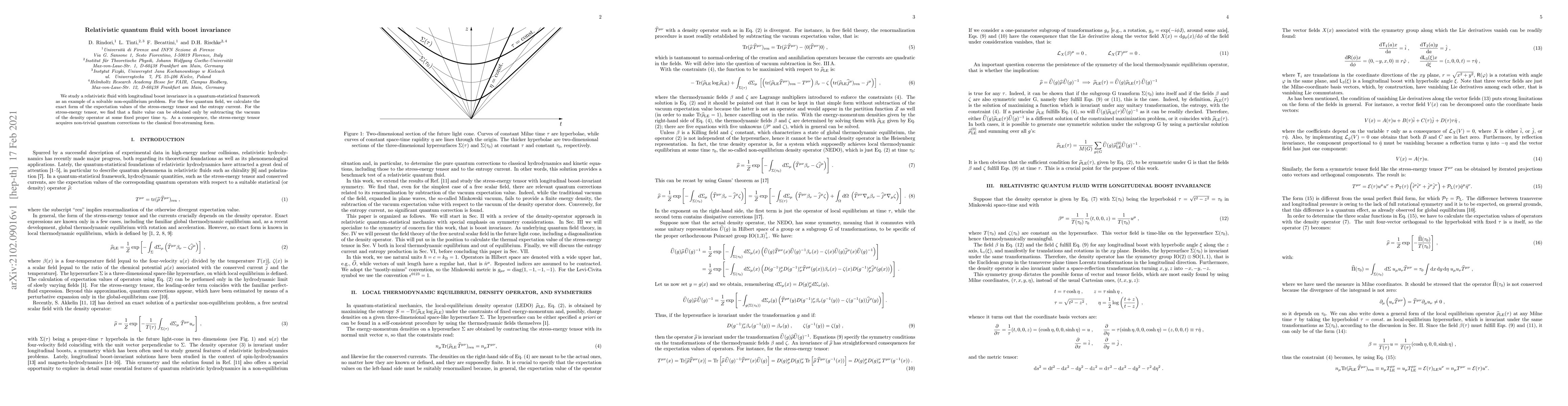 Thumbnail for Relativistic quantum fluid with boost invariance