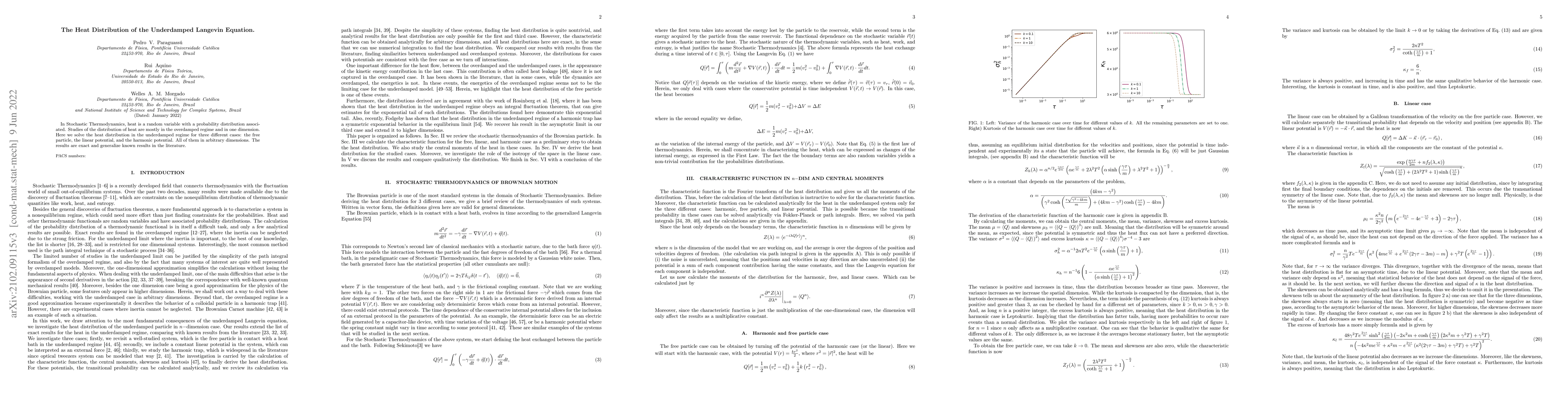 Thumbnail for The Heat Distribution of the Underdamped Langevin Equation