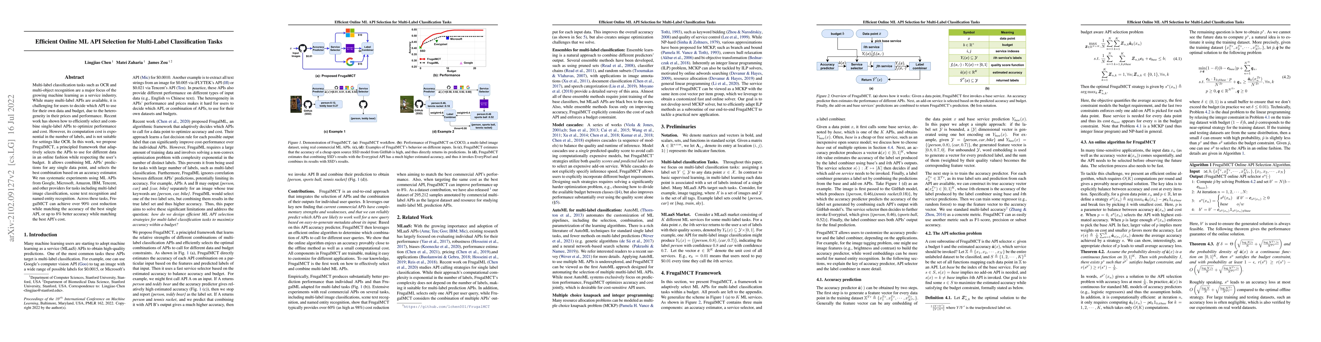 Thumbnail for Efficient Online ML API Selection for Multi-Label Classification Tasks
