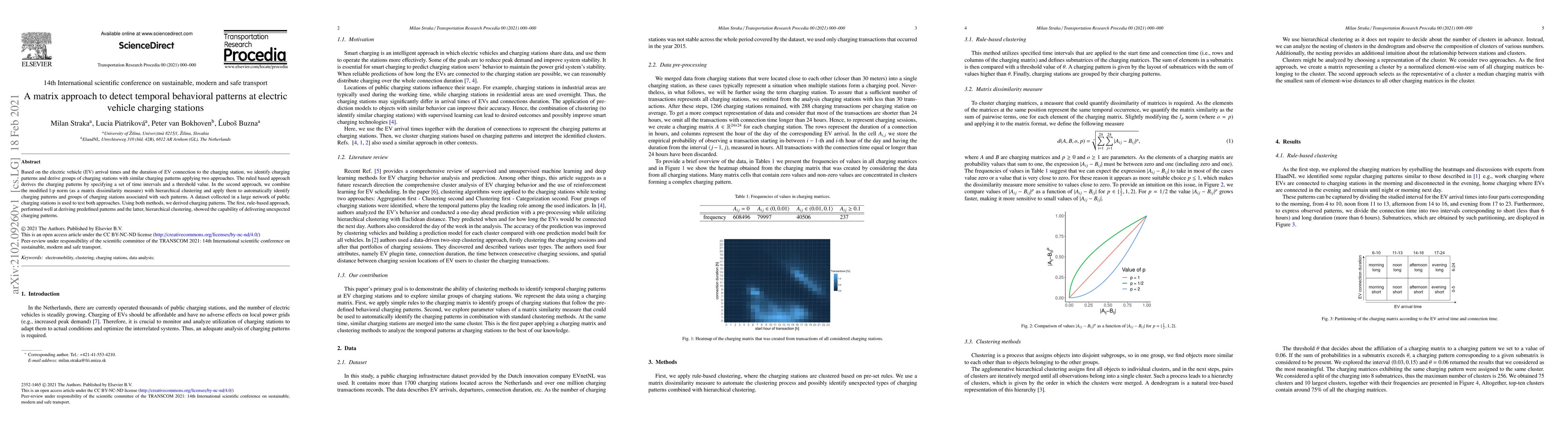 Thumbnail for A matrix approach to detect temporal behavioral patterns at electric
  vehicle charging stations
