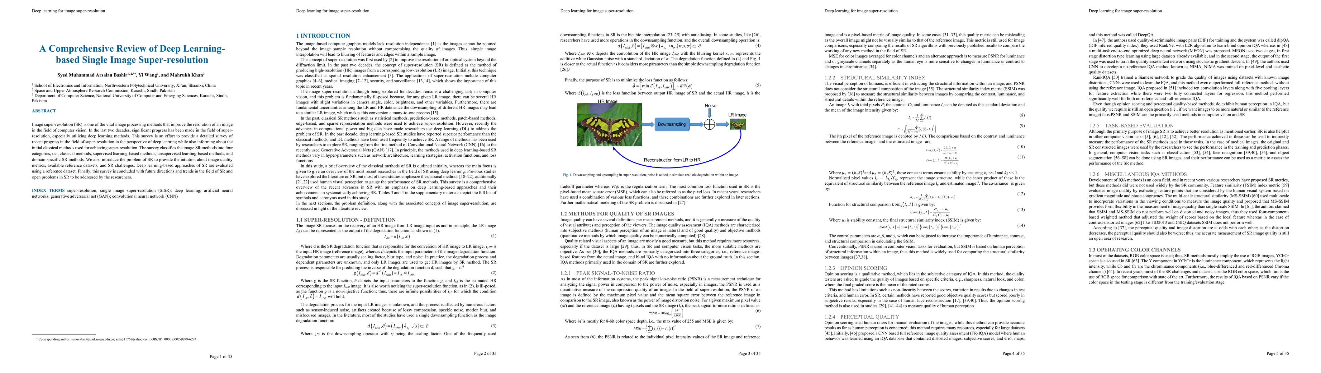 Thumbnail for A Comprehensive Review of Deep Learning-based Single Image
  Super-resolution