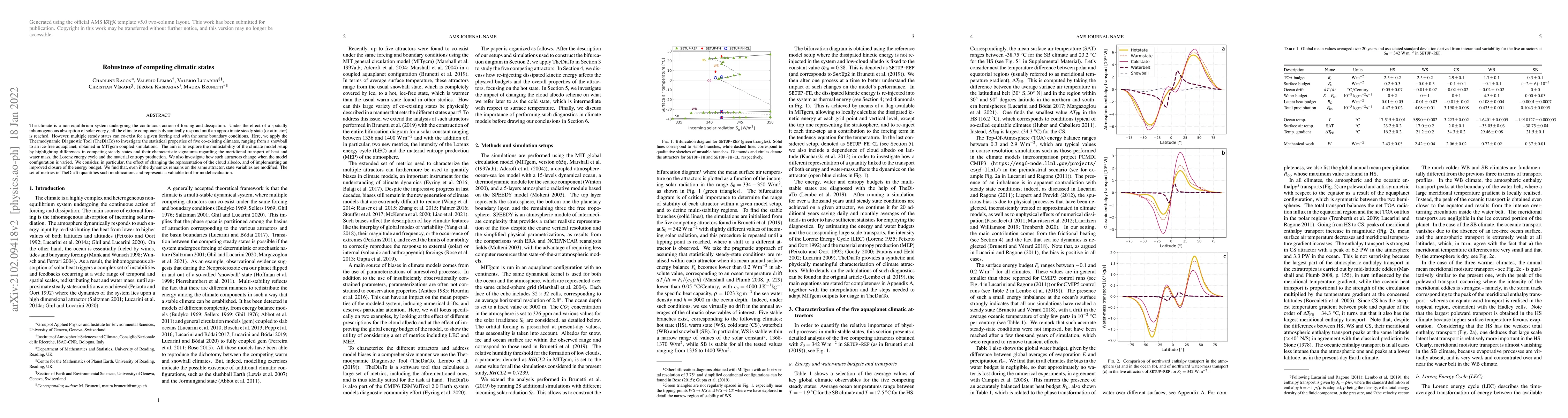 Thumbnail for Robustness of competing climatic states