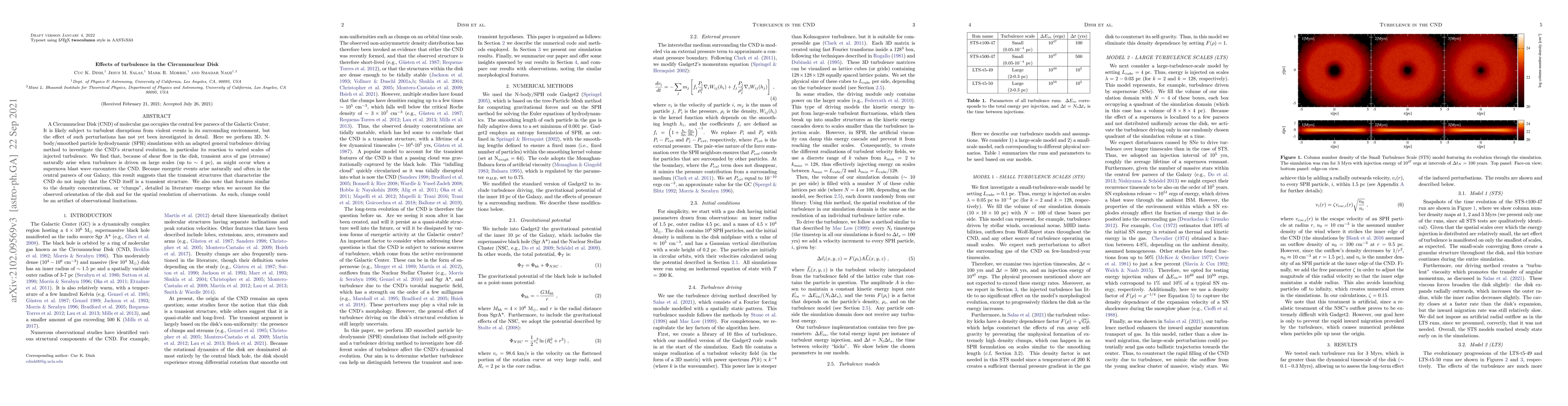 Thumbnail for Effects of turbulence in the Circumnuclear Disk