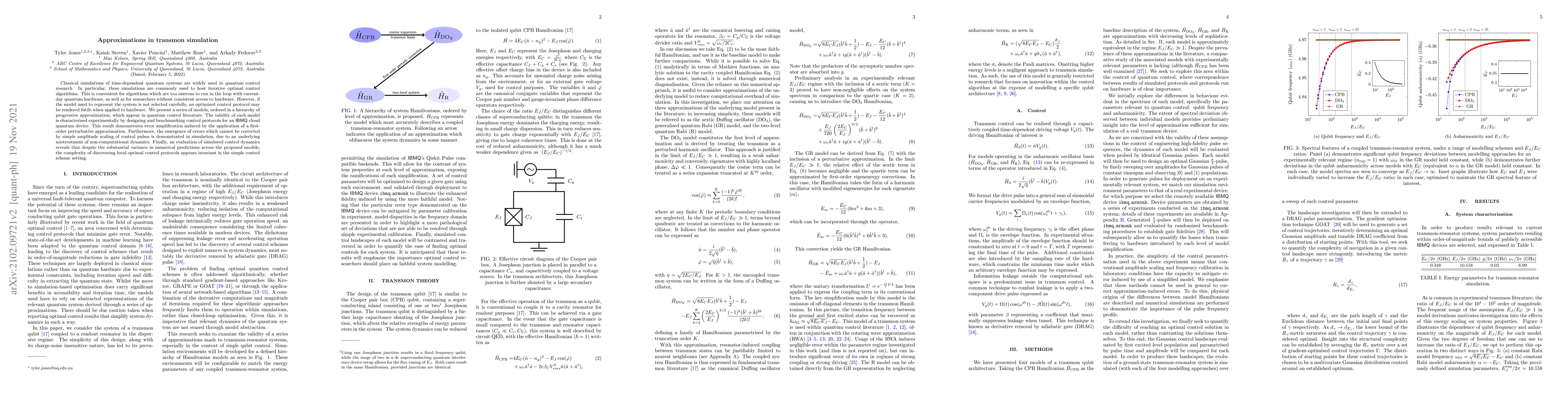Thumbnail for Approximations in transmon simulation